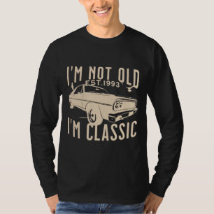 T-shirt Je ne suis pas vieux Im classique EST 1993 vintage