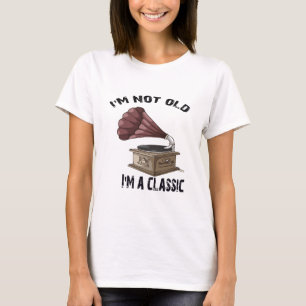 T-shirt Je ne suis pas vieux, je suis classique