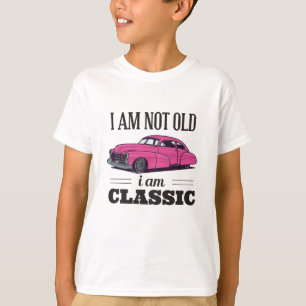 T-shirt Je ne suis pas vieux Je suis classique