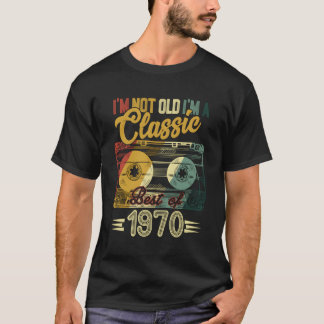 T-shirt Je Ne Suis Pas Vieux Je Suis Classique 1970 Drôle