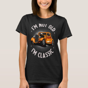 T-shirt Je ne suis pas vieux Je suis classique Retro Vinta