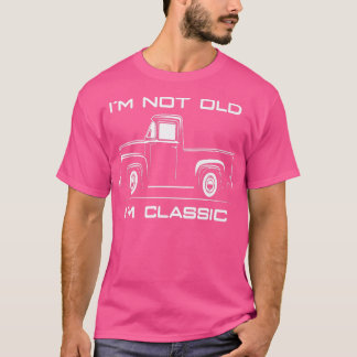 T-shirt Je ne suis pas vieux Je suis classique Retro Vinta