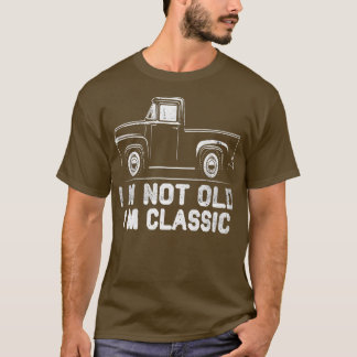 T-shirt Je ne suis pas vieux Je suis classique Retro Vinta
