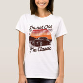 T-shirt Je ne suis pas vieux, je suis classique sans temps (Devant)