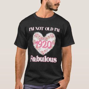 T-shirt Je ne suis pas vieux Je suis fabuleux Vintage Flor
