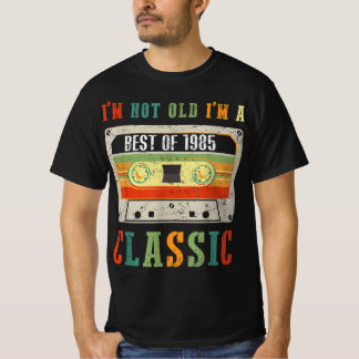 T-shirt Je ne suis pas vieux Je suis un classique 1985 , 1