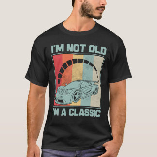 T-shirt Je ne suis pas vieux Je suis un classique -MC LARE