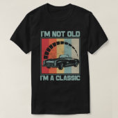 T-shirt Je ne suis pas vieux Je suis un classique -MERCEDE (Design devant)