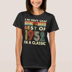 T-shirt Je ne suis pas vieux Je suis un classique Vintage 