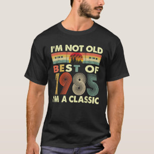 T-shirt Je ne suis pas vieux Je suis un classique Vintage 