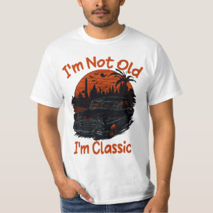T-shirt Je ne suis pas vieux Je suis une voiture classique