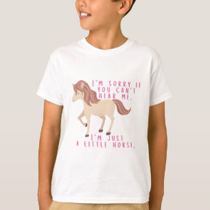 T-shirt Je ne suis qu'un petit cheval.