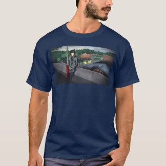 T-shirt Je ne t'attends plus fille
