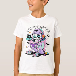T-shirt Je ne t'entends pas Je suis en train de jouer Fill