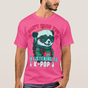 T-shirt Je Ne T'Entends Pas J'Écoute Du K-Pop