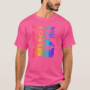 T-shirt Je ne tombe jamais Je fais des vérifications de gr