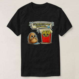 T-shirt Je ne t'oublierai jamais frérot Art de pomme de te