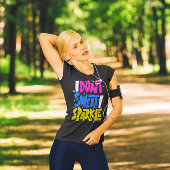 T-shirt Je ne transpire pas Je Sparkle Faux Parties scinti