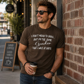 T-shirt Je ne veux pas me vanter....Genre