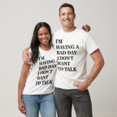 T-shirt Je ne veux pas parler (Unisexe)