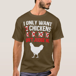 T-shirt Je Ne Veux Que 3 Poulets Drôle Paysan De Dons De P