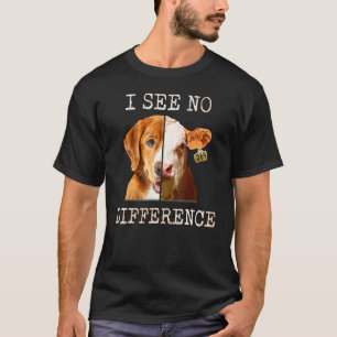 T-shirt Je ne vois aucune différence végétarien végan vach