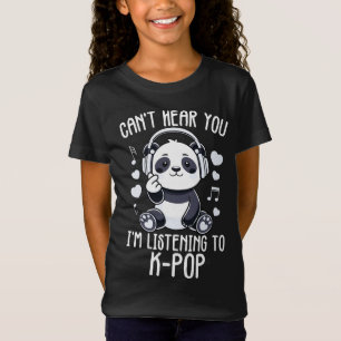 T-Shirt Je ne vous entends pas. J'écoute Kpop Merch K-pop.