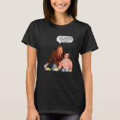 T-shirt Je n'écoute pas toujours le Coupl Rock and Roll Re (Devant)