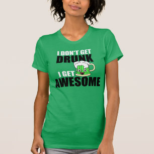 T-SHIRT JE N'OBTIENS PAS BU, JE DEVIENS IMPRESSIONNANT