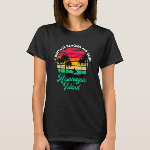 T-shirt Je Parcoure Les Plages Et Surf Assateague Island S