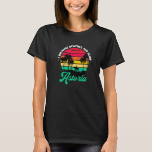 T-shirt Je Parcoure Les Plages Et Surf Astoria Surfing Ore