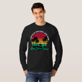 T-shirt Je Parcoure Les Plages Et Surf Bald Head Island Su (Devant entier)