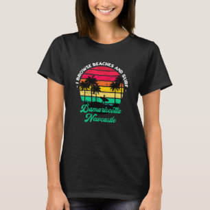 T-shirt Je Parcoure Les Plages Et Surf Damariscotta Newcas