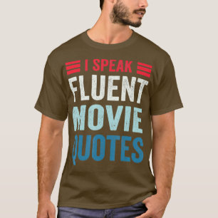 T-shirt Je parle Citations de cinéma fluide Citations de c