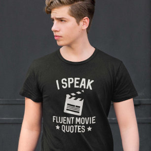 T-shirt Je Parle Citations De Film Fluent