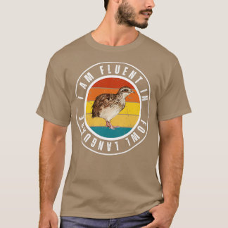 T-shirt Je parle couramment la langue de la volaille 7