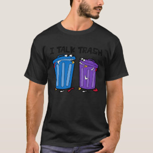 T-shirt Je parle de déchets jetables 1