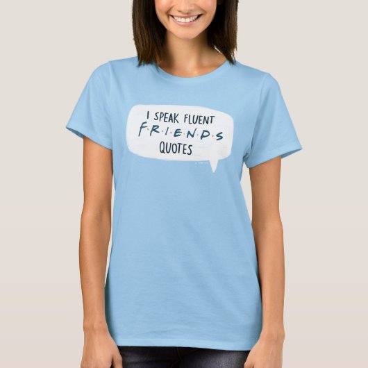 T-shirt Je parle des devis Fluent FRIENDS™ (Devant)