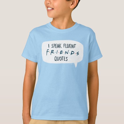 T-shirt Je parle des devis Fluent FRIENDS™ (Devant)