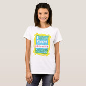 T-shirt Je parle des devis Fluent FRIENDS™ - Peephole (Devant entier)