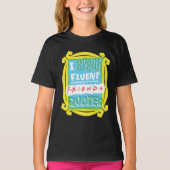T-shirt Je parle des devis Fluent FRIENDS™ - Peephole (Devant)