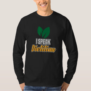 T-shirt Je parle diététiste nutritionniste diététique diét