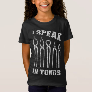 T-Shirt Je parle en Tongs Blacksmith Tee Farrier Forge Cad