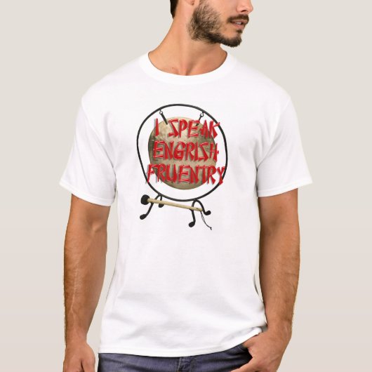 T-shirt Je parle Engrish Fruentry (Devant)