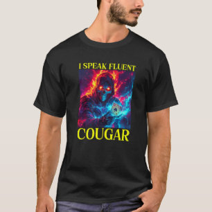 T-shirt Je parle Fluent Cougar Premium