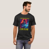 T-shirt Je parle Fluent Cougar Premium (Devant entier)