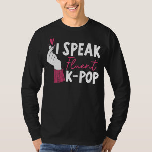 T-shirt Je parle Fluent K Pop coréen Pop Music Corée du Su