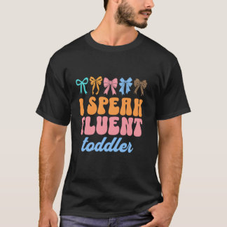 T-shirt Je parle Fluent Toddler Fournisseur de services de