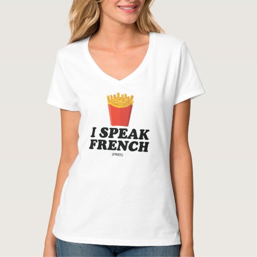 T-shirt Je parle français (Devant)