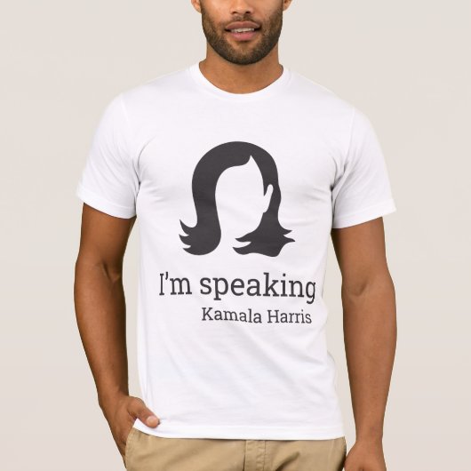 T-shirt Je parle - Kamala Harris (Devant)